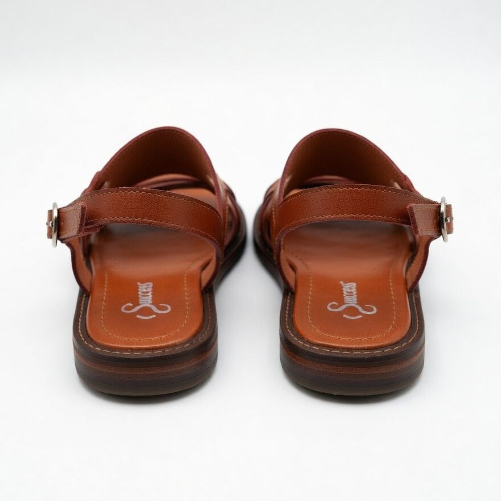 Handcrafted Brown Leather Gladiator Sandal for Men